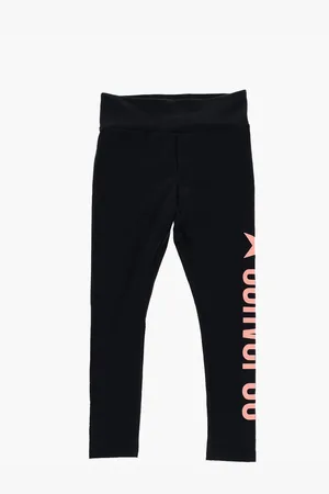 Converse High Waist Stretch Leggings with Printed Contrasting Logo
