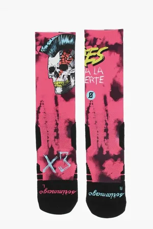 Scrimmage Acid Wash Effect POR TRES Long Socks
