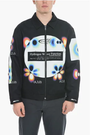 Msftsrep Cootn Twill HYDROGEN WAVE Jacket with Gradient Print