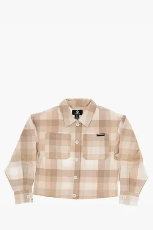 Converse Checked Overshirt with Double Breast Pocket