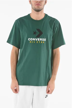 Converse ALL STAR Front Logo-Printed Crew-neck T-shirt