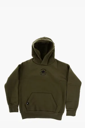 Converse ALL STAR CHUCK TAYLOR Solid Color Hoodie with Fleeced Inner