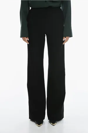 Monot Lined Paazzo Pants with Welt Pockets