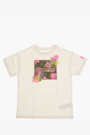 Converse ALL STAR CHUCK TAYLOR Front Printed Crew-neck T-Shirt