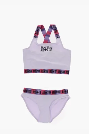 Converse ALL STAR Logoed Drawstring Waist Bikini