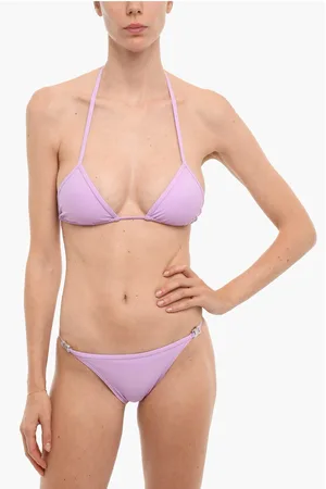 1017 ALYX 9SM Solid Color Triangle Bikini with Micro Buckles