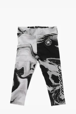 Converse ALL STAR CHUCK TAYLOR Acid Wash Effect Leggings with High Ri