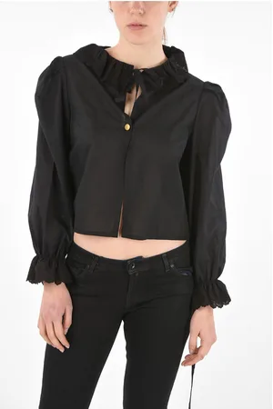 Aurore Van Milhem Sangallo details cropped IRIS blousa