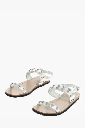 Moschino LOVE Leather Studded Sandal