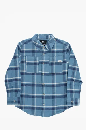 Converse ALL STAR Plaid Check Flannel LIFESTYLE Overshirt