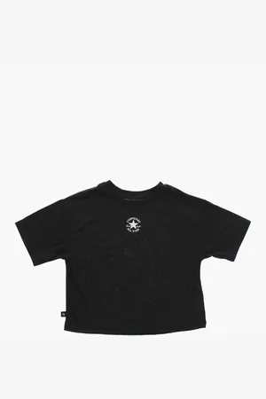 Converse ALL STAR CHUCK TAYLOR Solid Color Crew-Neck T-shirt with Log