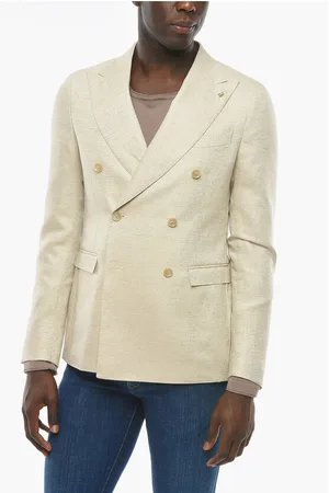 corneliani CC COLLECTION Double-breasted REWARD Jacquard Blazer