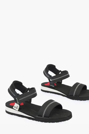Moschino LOVE zigzag motif EVA30 sandals with touch strap closure