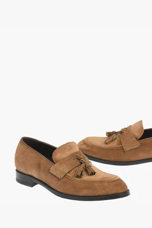 Ermenegildo Zegna EZ TAILORING suede leather SIENA FLEX tassle loafers