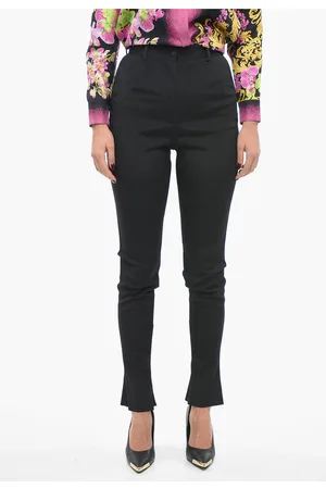 Dolce & Gabbana Stretch Fabric Pants with Zipped Ankle