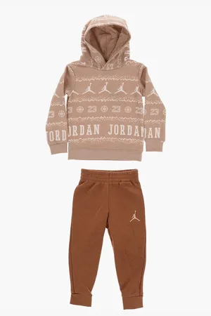 Nike AIR JORDAN All-Over Logo Joggers and Hoodie HOLIDAY Set