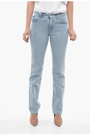 The Attico Light Wash Slim Fit Jeans 18cm