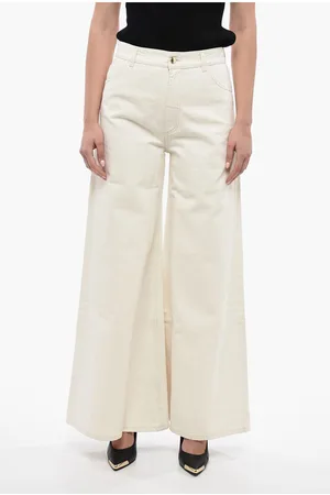 Chloé 5 Pocket Cotton Blend Palazzo Pants