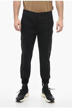 Neil Barrett Low-Waist Skinny Fit Cargo Pants with Drawstring at the Wais
