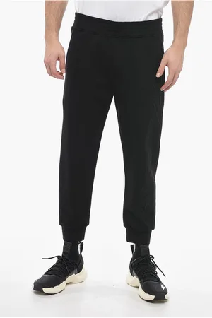 Neil Barrett Skinny Fit JUMBLED BOLTS Sweatpants with Embroideries
