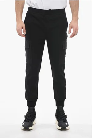 Neil Barrett Low-Rise Skinny Fit Cargo Sweatpants