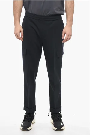 Neil Barrett Low Rise Virgin Wool Blend REM Cargo Pants