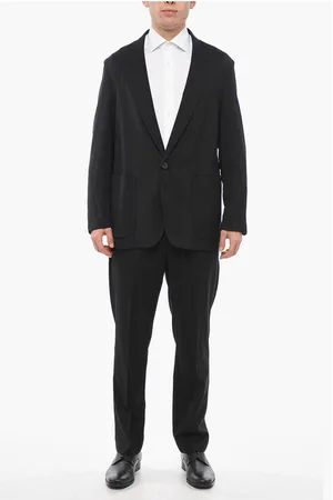 HEVO Unlined CAPITOLO Suit with Peak Lapel