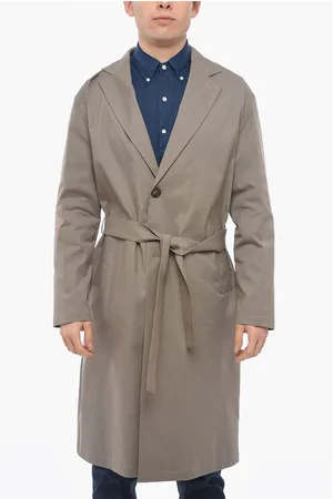 HEVO Unlined CISTERNINO Trench with Herringbone Pattern