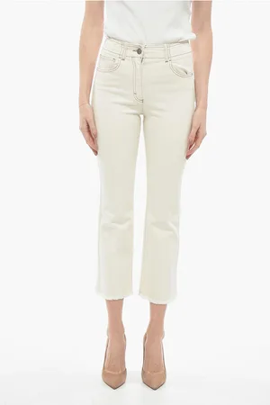 PESERICO SIGN Regular Fit Denims with Visible Stitchings 20cm