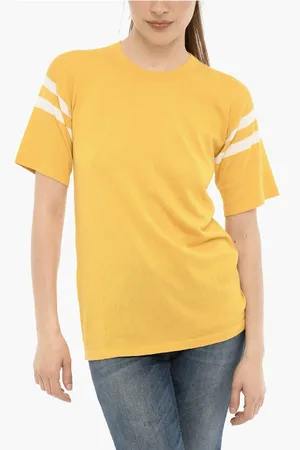 Woolrich Cotton Crew-Neck T-shirt with Contrasting Band