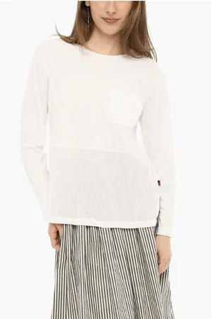 Woolrich Crew-Neck T-shirt with Breast Pocket with Side Split