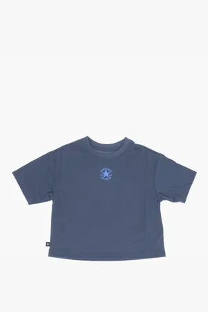 Converse ALL STAR CHUCK TAYLOR Solid Color Crew-neck T-Shirt with Pri