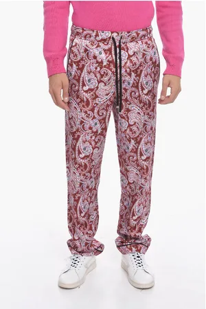 AMIRI Viscose-satin Pyjama Pants with Paisley Motif