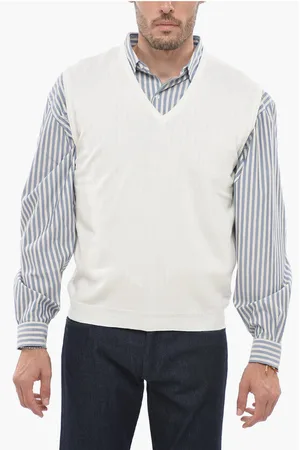 corneliani CC BROTHERS V-Neck Sleeveless Cardigan