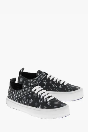 MARCELO BURLON Bandana Motif Canvas VIENTO Low Top Sneakers