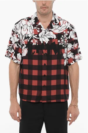 Neil Barrett Boxy Fit Double Patterned Shirt