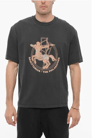 Neil Barrett Slim Fit SAGITTARIUS THE PHILOSOPHER Crew-Neck T-shirt