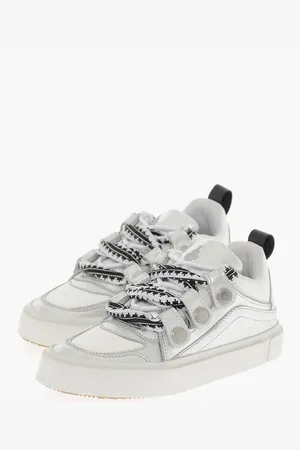 MARCELO BURLON Metallic Leather TICINELLA Low-Top Sneakers