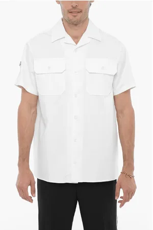 Neil Barrett Short Sleeved Shirt with Double Breast Pocket
