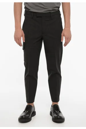 Neil Barrett Virgin Wool Blend Skinny Fit Cargo Pants
