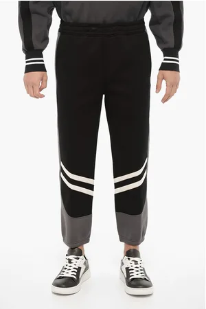 Neil Barrett Neoprene Skinny Fit Joggers with Contrasting Details