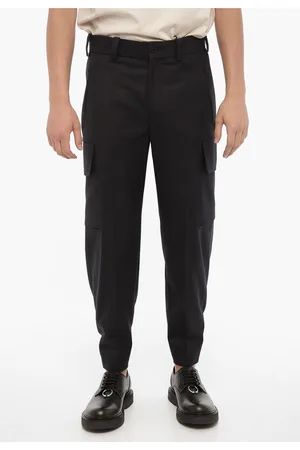 Neil Barrett Loose Fit FIREMAN Cargo Pants with Ankle Button