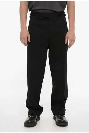 Neil Barrett Loose Fit Neoprene Pants with Belt Loops
