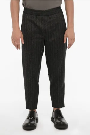 Neil Barrett Virgin Wool Slim Fit Casual Pants