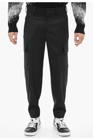 Neil Barrett Loose Fit FIREMAN Cargo Pants with Ankle Button