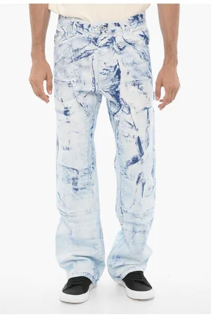 Heron Preston Regular Waist Bleached Effect Jeans 25cm