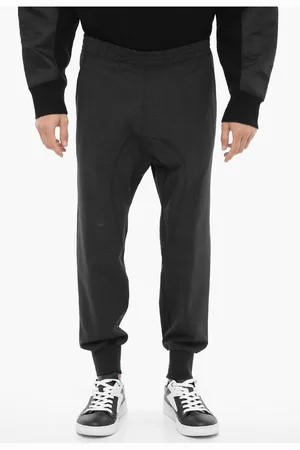 Neil Barrett Wool Blend Pants with Elastic Waistband