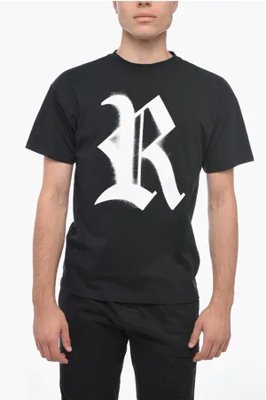 RAF SIMONS Printed Logo Big Fit T-shirt