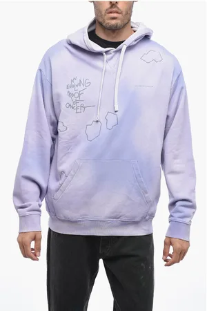 Objects IV Life Printed Faded Effect Hoodie