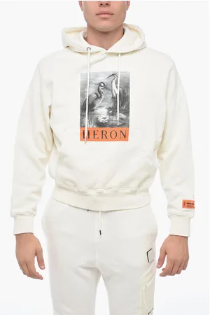 Heron Preston Brushed Cotton Printed Hoodie